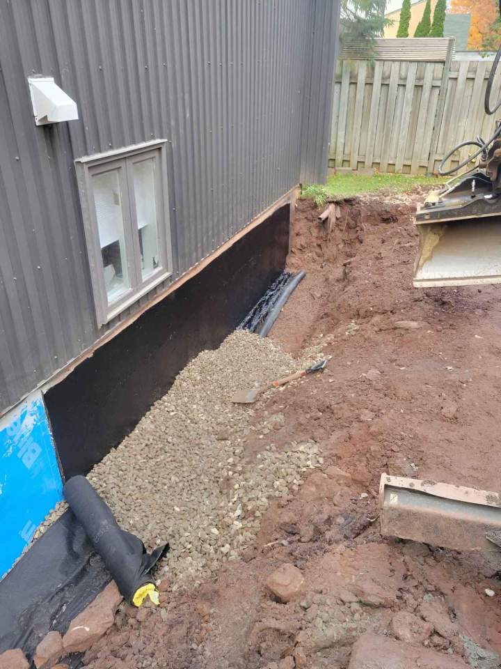 Imperméabilisation, inspection et réparation de vos systèmes de drainage.