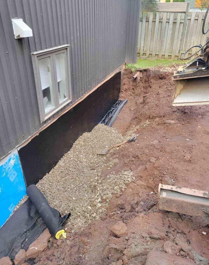 Imperméabilisation Drain français Sainte-Marie