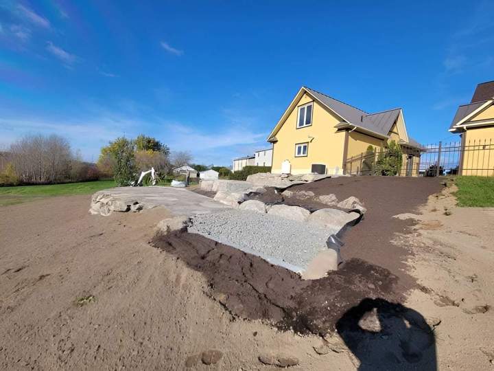 Aménagement de terrain Sainte-Marie